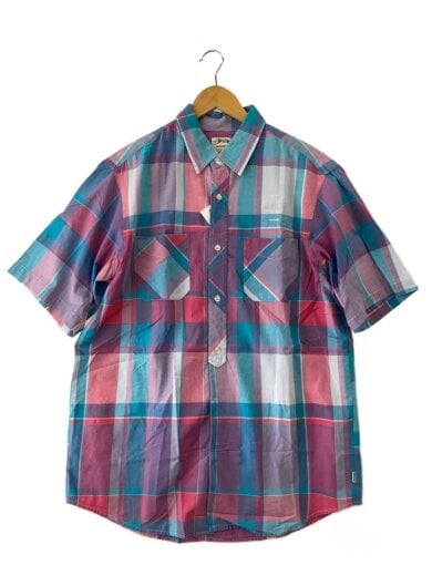 商品画像：00s/OLD STUSSY/マドラスチェック/インド製/半袖シャツ/L/コットン/マルチカラー/チェック 1