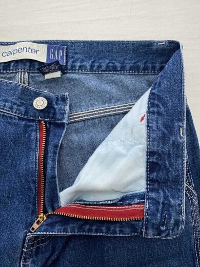 商品画像：90s/OLD GAP/CARPENTER/デニムペインターパンツ/4/コットン/IDG 3