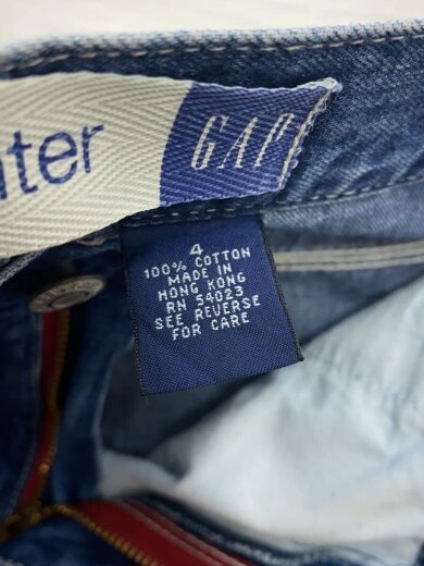 商品画像：90s/OLD GAP/CARPENTER/デニムペインターパンツ/4/コットン/IDG 5