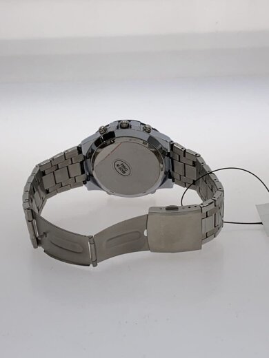 商品画像：クォーツ腕時計/アナログ/ステンレス/BLK/SLV 4