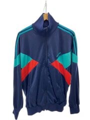 90s/万国旗タグ+/トラックジャケット/ポリエステル/NVY