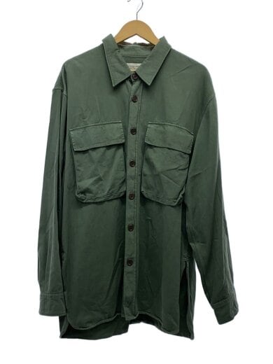 商品画像：22SS//Crowse M.W. Oversized Shirt/長袖シャツ/M/コットン/KHK 1
