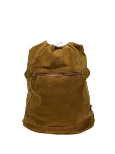 商品画像：Leather Shoulder Bag Suede sand/バッグ/スウェード/CML/無地 1