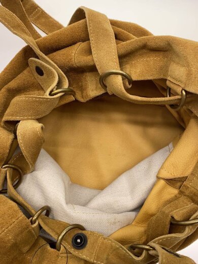 商品画像：Leather Shoulder Bag Suede sand/バッグ/スウェード/CML/無地 6