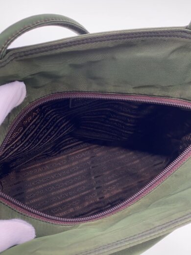 商品画像：トライアングルロゴ/三角ロゴ/使用感有/トートバッグ/ナイロン/GRN 6