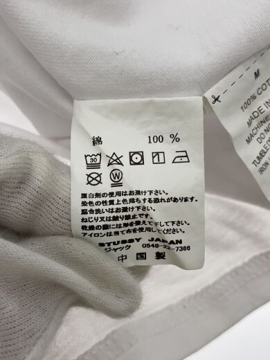 商品画像：Tシャツ/M/コットン/WHT/無地/214435 4