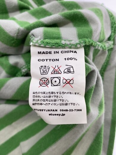 商品画像：Tシャツ/S/コットン/GRN/ボーダー 4