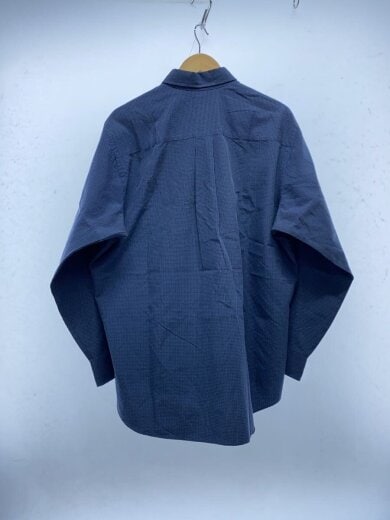 商品画像：90s～00s/ギンガムBDレーヨンシャツ/長袖シャツ/17/レーヨン/NVY/ギンガムCK 2
