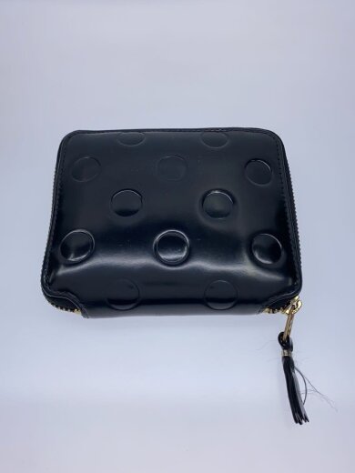 商品画像：DOT EMBOSSED/2つ折り財布/レザー/BLK/レディース 2