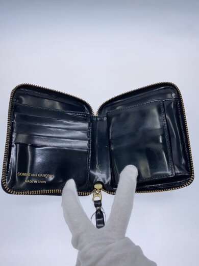 商品画像：DOT EMBOSSED/2つ折り財布/レザー/BLK/レディース 4