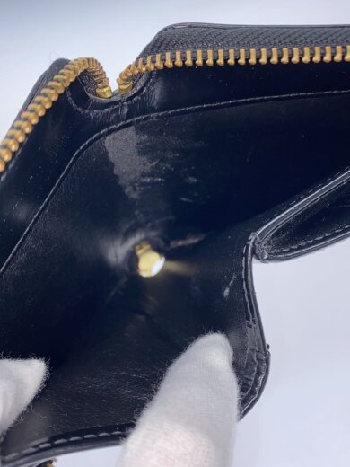 商品画像：DOT EMBOSSED/2つ折り財布/レザー/BLK/レディース 6