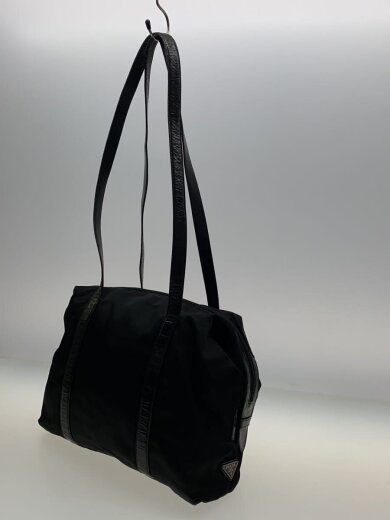 商品画像：サイドトライアングルロゴ/三角ロゴ/トートバッグ/ナイロン/BLK// 2