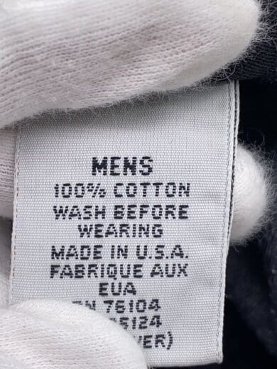 画像：GRAMICCIショートパンツ/L/コットン/BLK/無地/90s/USA製6