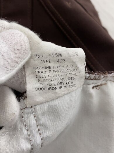 商品画像：80s/Scovillジッパー/517/usa製/ブーツカットパンツ/38/ポリエステル/BRW 6