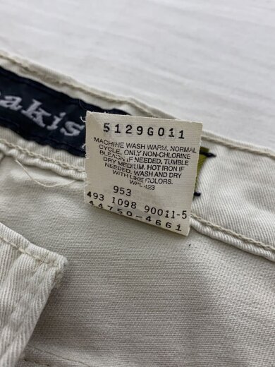 商品画像：90s/Khakis/メキシコ製/カーゴパンツ/32/コットン/CRM 6