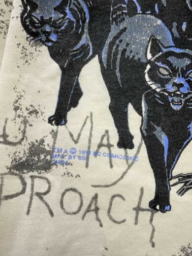 商品画像：90s/Catwoman/キャットウーマン/usa製/Tシャツ/L/コットン/WHT/総柄 7