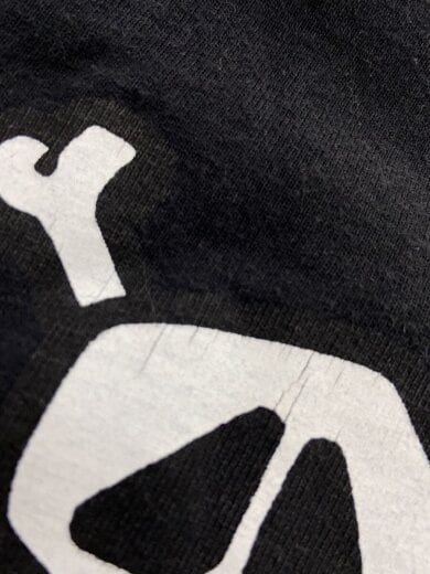 商品画像：Tシャツ/M/コットン/ブラック/無地/00s/OLD 6