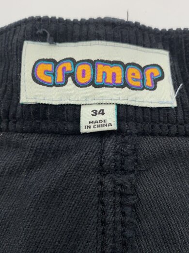 商品画像：CROMER 25AW CODUROY PANT/コーデュロイパンツ/ストレートパンツ/34/コットン/ブラック 4