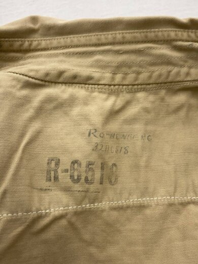 商品画像：40s/コットン/ツイルシャツ/マチ付き/長袖シャツ/コットン/BEG 3