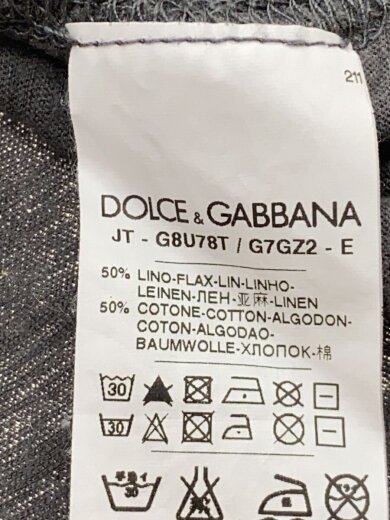 商品画像：Tシャツ/48/リネン×コットン/GRY/G8U78T/G7GZ2 4