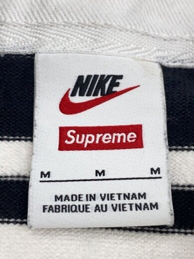 商品画像：ポロシャツ/M/コットン/ホワイト/ボーダー/HF9641-010/25SS/Stripe Rugby// 3