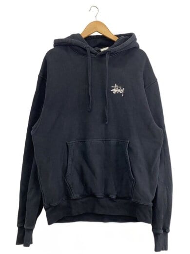 商品画像：ベーシックロゴフーディー/バックロゴパーカー/L/コットン/BLK// 1