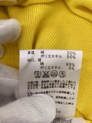 商品画像：クールマックスカーディガン(薄手)/S/コットン/YLW/SUJS445 4