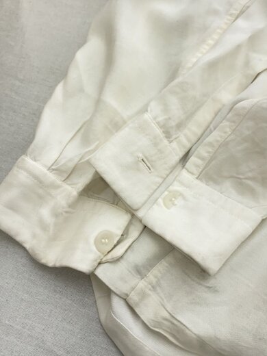 商品画像：60s/penneys/ホワイトレーヨンギャバジンシャツ/長袖シャツ/S/レーヨン/WHT 5