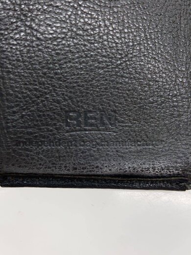 商品画像：3つ折り財布/レザー/BLK/メンズ// 3