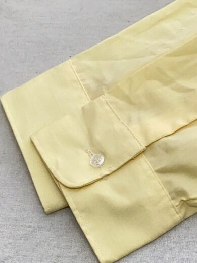 商品画像：60s～70s/usa製/チンストラップ/スレーキスタンプ/長袖シャツ/15.5/ポリエステル/YLW// 6
