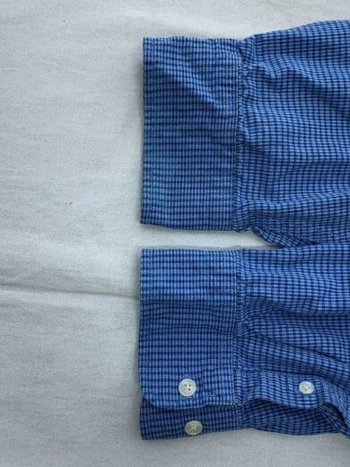 商品画像：80s90s/BDギンガムチェックシャツ/L/Sシャツ/XXL/コットン/BLU/ギンガムCK// 5