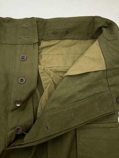 商品画像：50s/VT/フランス軍/M-47/前期/実寸W37/コットンツイル/カーゴパンツ/size92/KHK 3