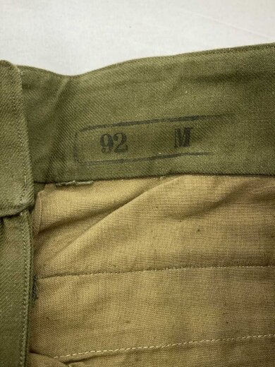 商品画像：50s/VT/フランス軍/M-47/前期/実寸W37/コットンツイル/カーゴパンツ/size92/KHK 5
