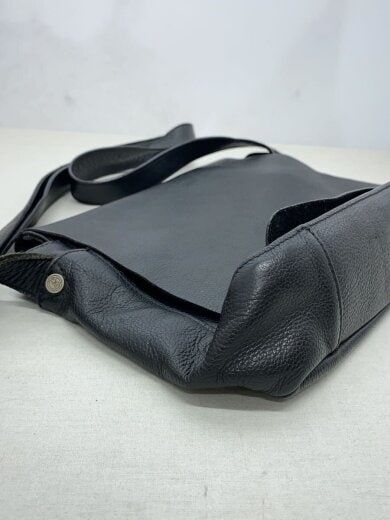 商品画像：ショルダーバッグ/レザー/BLK/無地/made in italy 4