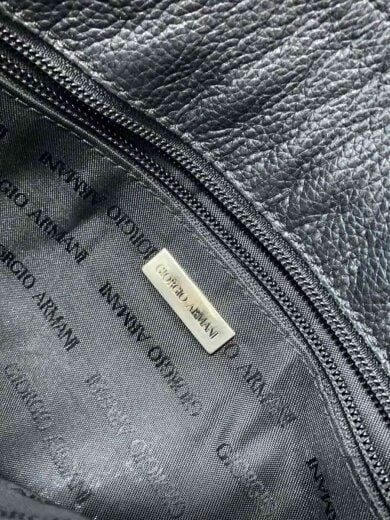 商品画像：ショルダーバッグ/レザー/BLK/無地/made in italy 7