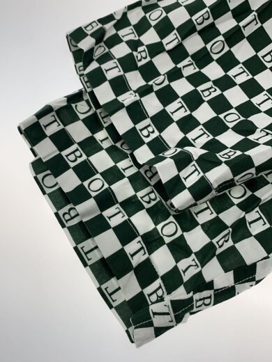 商品画像：Checkerboard S/SL Shirt/半袖シャツ/M/レーヨン/GRN/総柄/231bott06// 5