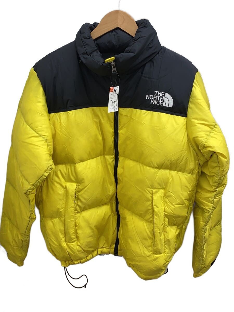 THE NORTH FACE / NUPTSE JACKET_ヌプシジャケット/XL/ナイロン/YLW/無地