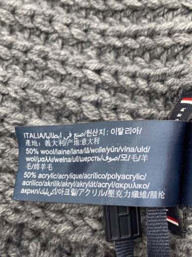 画像：TOMMY HILFIGERマフラー/ウール/GRY/メンズ/AM103713