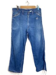 ペインターパンツ/--/デニム/BLU/60s～/SCOVILジップ/クラッシュ有