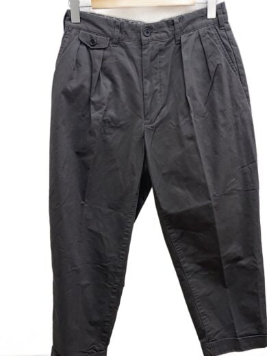 商品画像：BEAMS JAPAN/2プリーツ チノ/S/コットン/GRY/11-23-1408-874-17-16 1