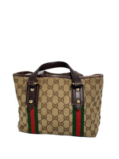 画像：GUCCIトートバッグ_シェリー_GGキャンバス/キャンバス/BRW/総柄3