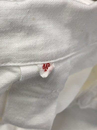 商品画像：スウェーデン/グランパシャツ/40/コットン/WHT 3