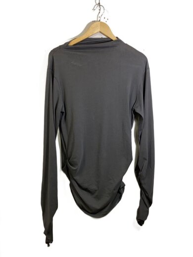 商品画像：長袖Tシャツ/--/--/GRY/無地 1