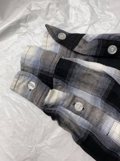 商品画像：Rayon ombre check shirts/S/レーヨン/BLK/オンブレCK/CW0027// 5