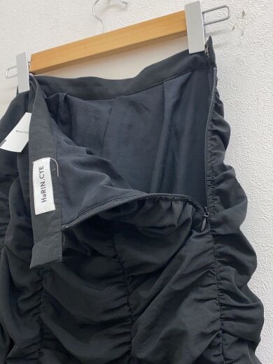 商品画像：Many gather skirt/ロングスカート/36/ポリエステル/BLK/530HSM31-0870 3