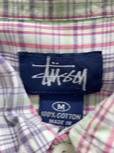 商品画像：OLD/半袖シャツ/M/コットン/PNK/チェック 3