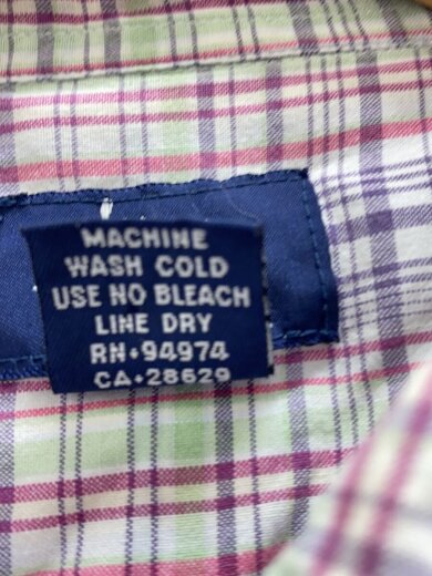 商品画像：OLD/半袖シャツ/M/コットン/PNK/チェック 4