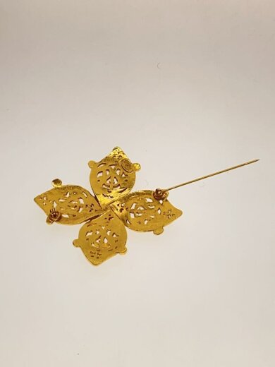 商品画像：ブローチ/フラワーモチーフ/ココマーク/服飾雑貨/--/GLD/レディース 5