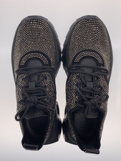 商品画像：ファブリックスタッズスニーカー/ローカットスニーカー/UK6.5/BLK 3