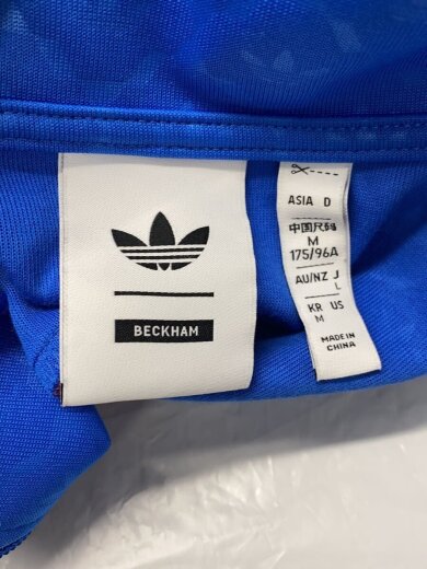 商品画像：デビット・ベッカム　オリジナルス　トラックトップ/L/ポリエステル/BLU/総柄/JM6288 3